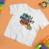 dziecięcy t-shirt personalizowany bawełniany malfini biały