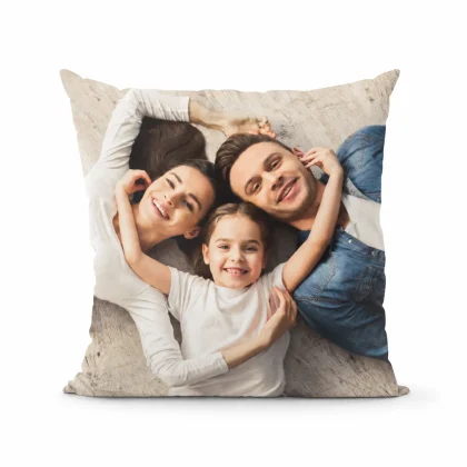 personalizowana bawełniana poduszka ze zdjęciem 40x40cm