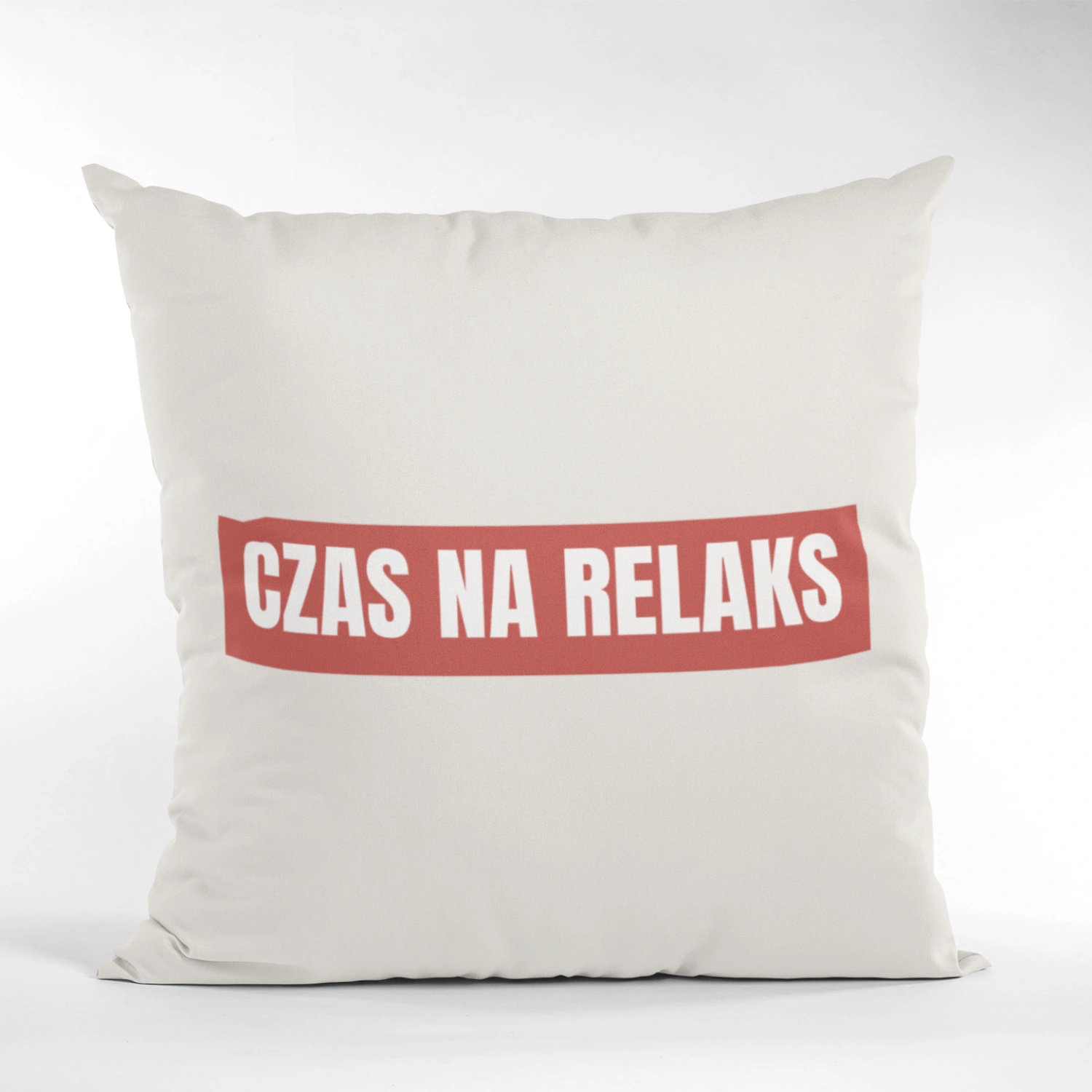 poduszka z własnym nadrukiem czas na relaks