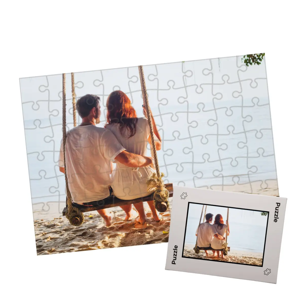 Puzzle magnetyczne z nadrukiem 63 elementy