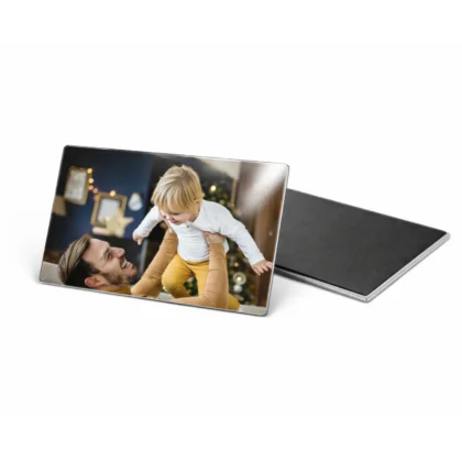 magnes aluminiowy ze zdjęciem 5x8cm