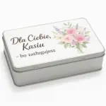 Pudełko personalizowane, metalowe, 12,7x19,7cm - Twój Projekt
