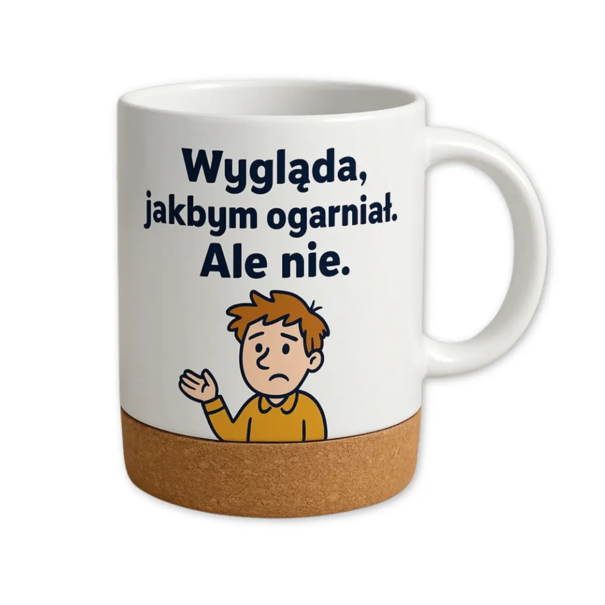 kubek z korkiem