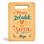 Personalizowana deska do krojenia, Bambusowa, 15x23cm - Twój Projekt