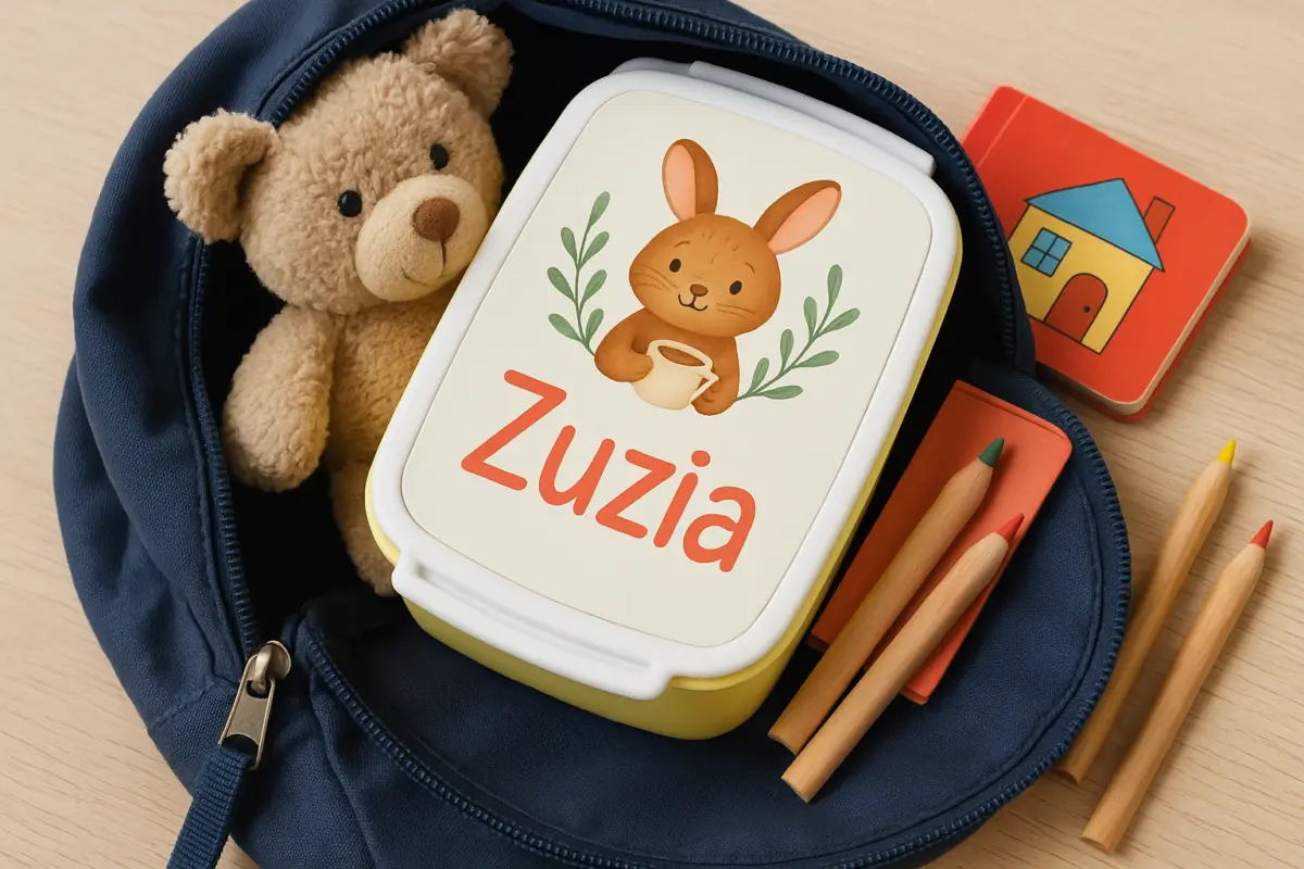 lunchbox z imieniem dziecka