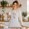 personalizowany fartuch kuchenny z własnym napisem i dedykacją