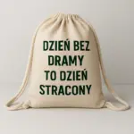 Plecak personalizowany, Plecak-worek, 30x40cm, jasny beż - Twój Projekt