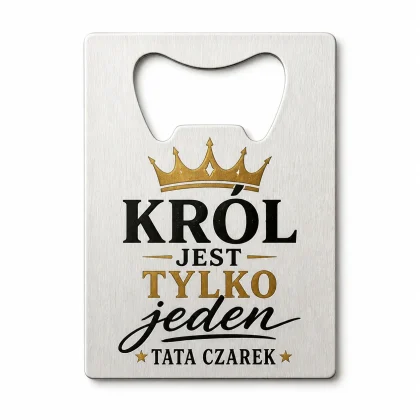 Stalowy otwieracz do butelek 8,5×5,3 cm - Twój Projekt
