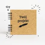 Album na zdjęcia z grawerem, korkowy, 20x20cm - Twój Projekt