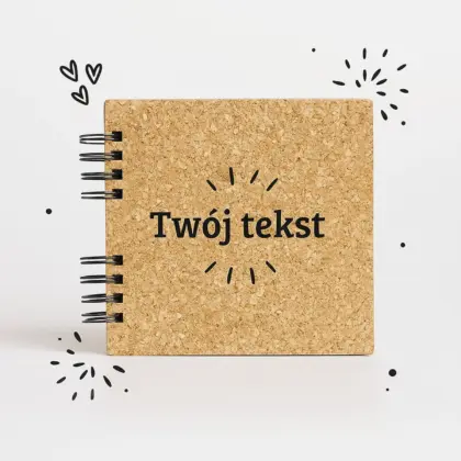 album korkowy z grawerem