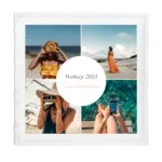 Album na zdjęcia, ekoskóra, 22x22cm - Wakacyjny