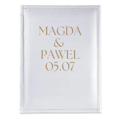 album ślubny z nadrukiem