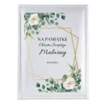 Album na zdjęcia z nadrukiem, 18x25cm - Na Pamiątkę Chrztu Świętego