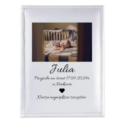 Album na zdjęcia z nadrukiem 18x25cm - Narodziny