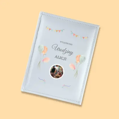 Personalizowany album na zdjęcia urodziny