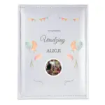 Album na zdjęcia z nadrukiem, 18x25cm - Urodziny Pastelowe