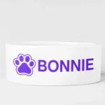 Miska dla psa z imieniem, śr. 17,8cm - Twój Projekt