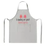 Fartuch z nadrukiem, 78x63cm - A spróbuj nie zjeść!