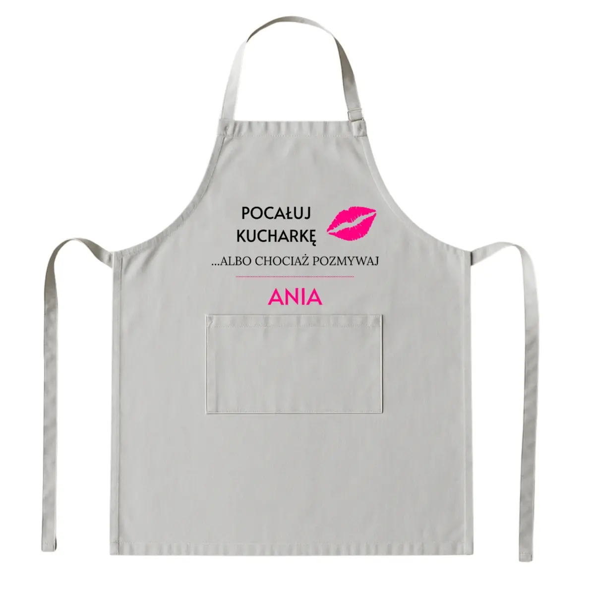 personalizowany fartuch kuchenny lniany