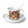 Filiżanka ze spodkiem i łyżeczką, 125ml - Twój Projekt