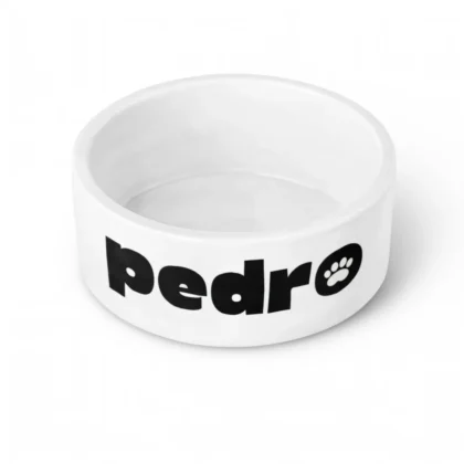 Miska dla kota z imieniem, śr. 15cm - Twój Projekt