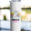 Personalizowana Butla Tumbler ze słomką z własnym nadrukiem 600ml