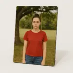 Fotoobraz drewniany z podstawką, 25x20cm - Twój Projekt