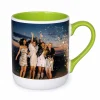 personalizowany zielony kubek ze zdjęciem 330ml