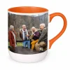 pomarańczowy personalizowany kubek 330ml