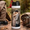 Personalizowana aluminiowa butla z własnym zdjęciem lub dowolnym nadrukiem 600ml