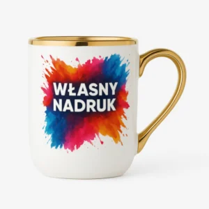 kubek royal gold 330ml z nadrukiem własnym