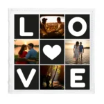 Album na zdjęcia, ekoskóra, 22x22cm - LOVE