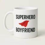 Kubek z nadrukiem - SUPERHERO BOYFRIEND