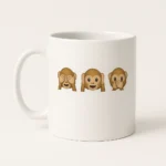 Kubek z nadrukiem - Trzy małpy