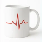 Kubek z nadrukiem - Kreska EKG