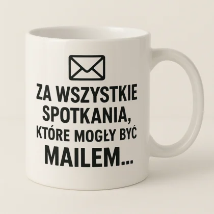 kubek z nadrukiem za wszystkie spotkania
