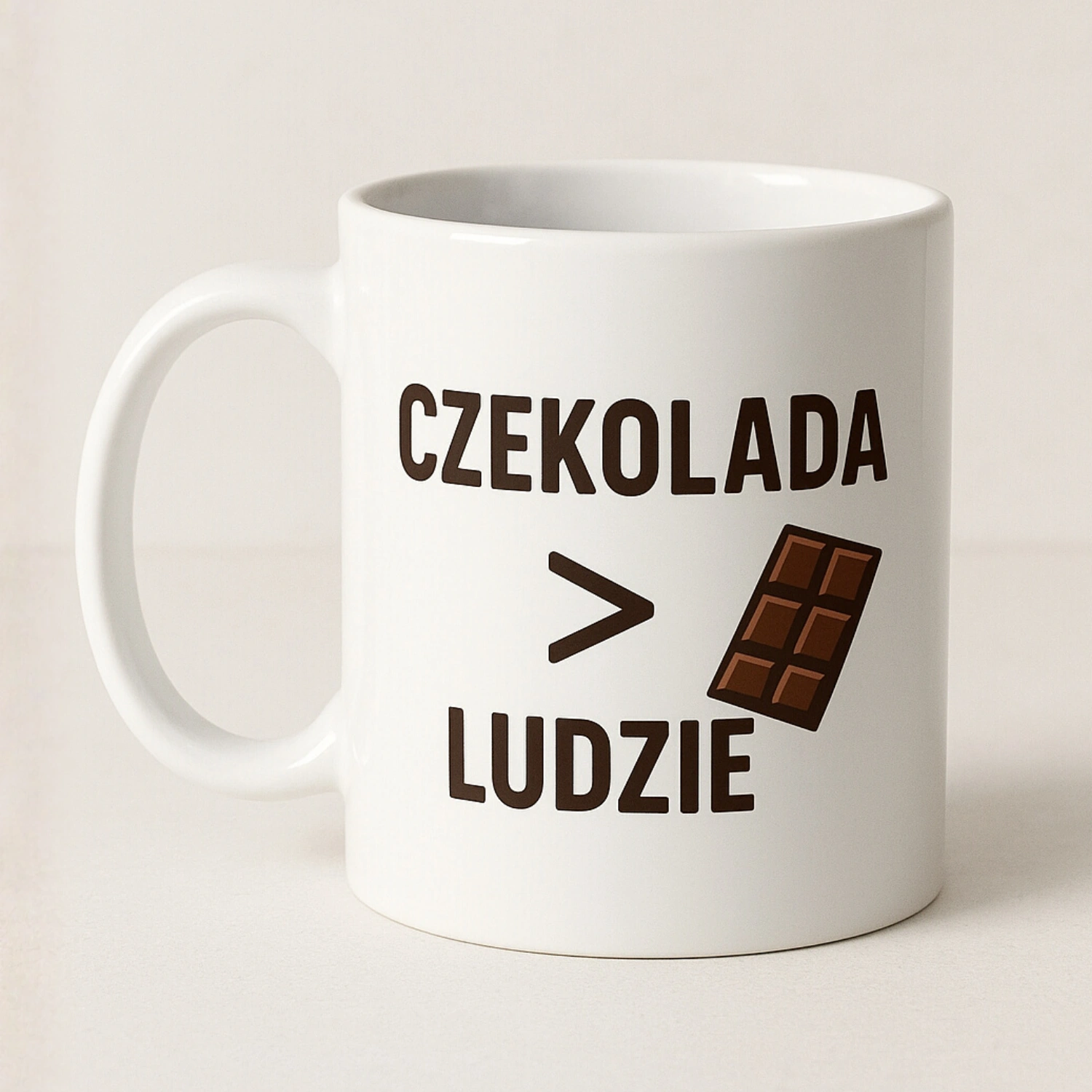 A ja wolę czekoladę - kubek z nadrukiem