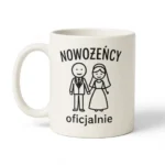 Kubek dla Młodej Pary - Nowożeńcy. Oficjalnie