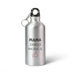 Personalizowana butelka z karabińczykiem, 400ml - Twój Projekt