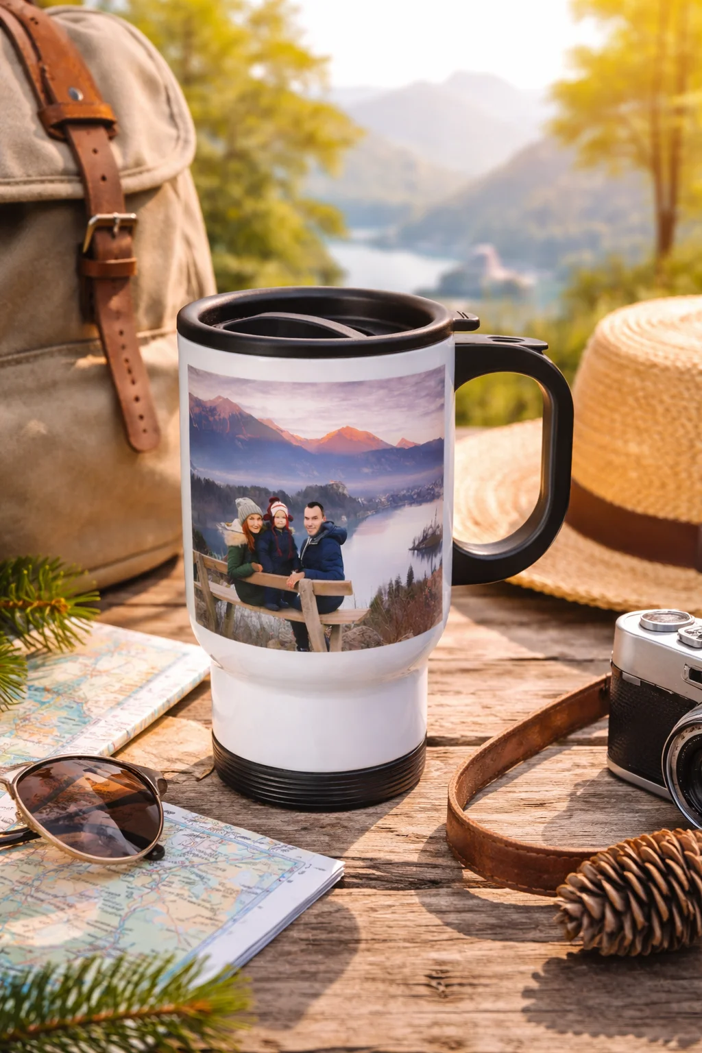 Personalizowany kubek termiczny, stalowy, 500ml - Twój Projekt - obrazek 2