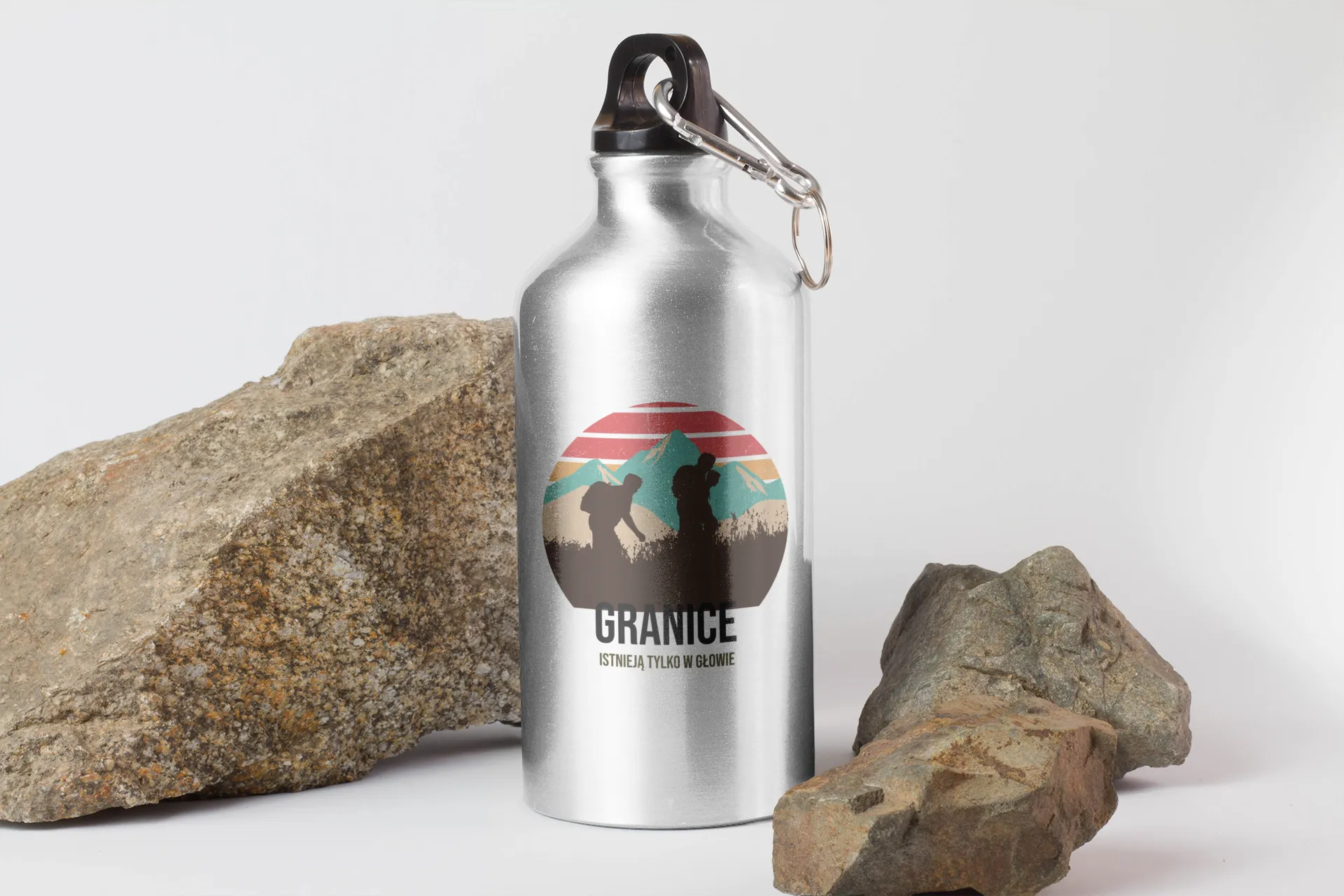 butelka z karabińczykiem personalizowana 400ml