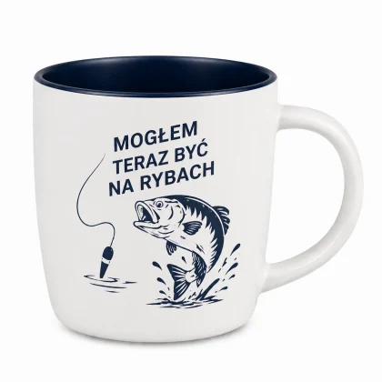 kubek grawerowany kolor granatowy