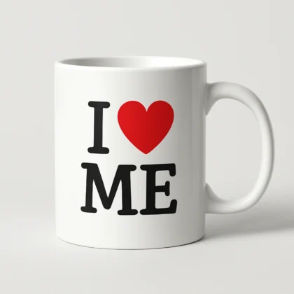 kubek z nadrukiem - I love me