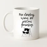 Kubek z nadrukiem - Nie dziękuj, wiem, że jestem genialny