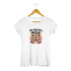 Damska koszulka z nadrukiem - Nie drażnij misia
