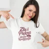 Tshirt damski ze śmiesznym nadrukiem - zła i piekna