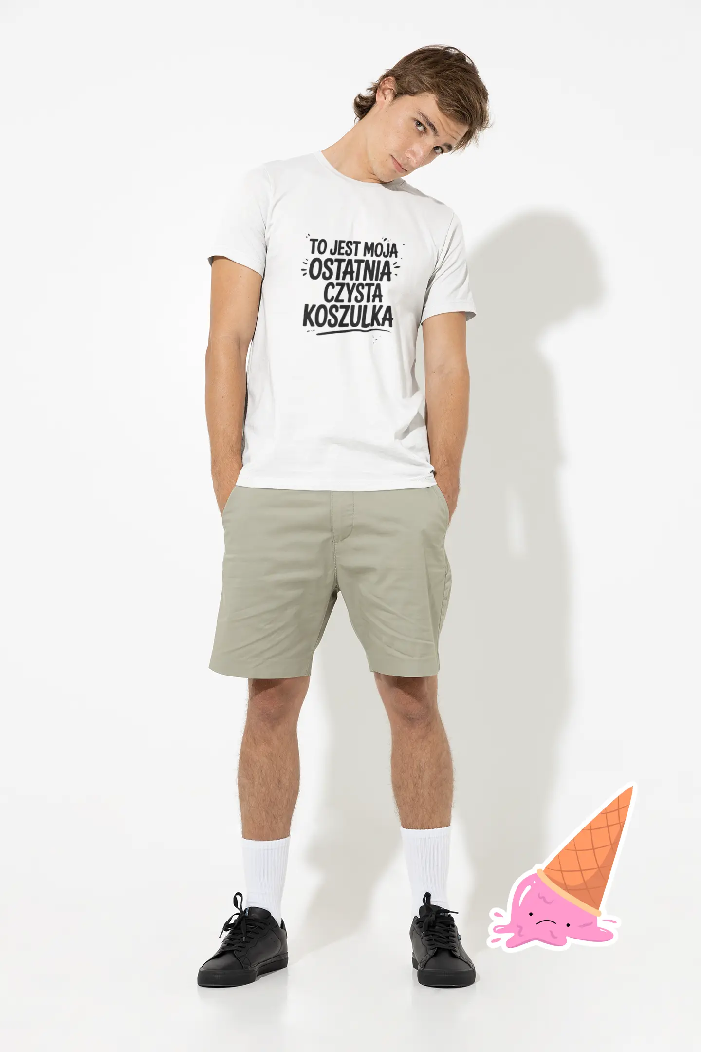 Tshirt z nadrukiem to jest moja ostatnia czysta koszulka