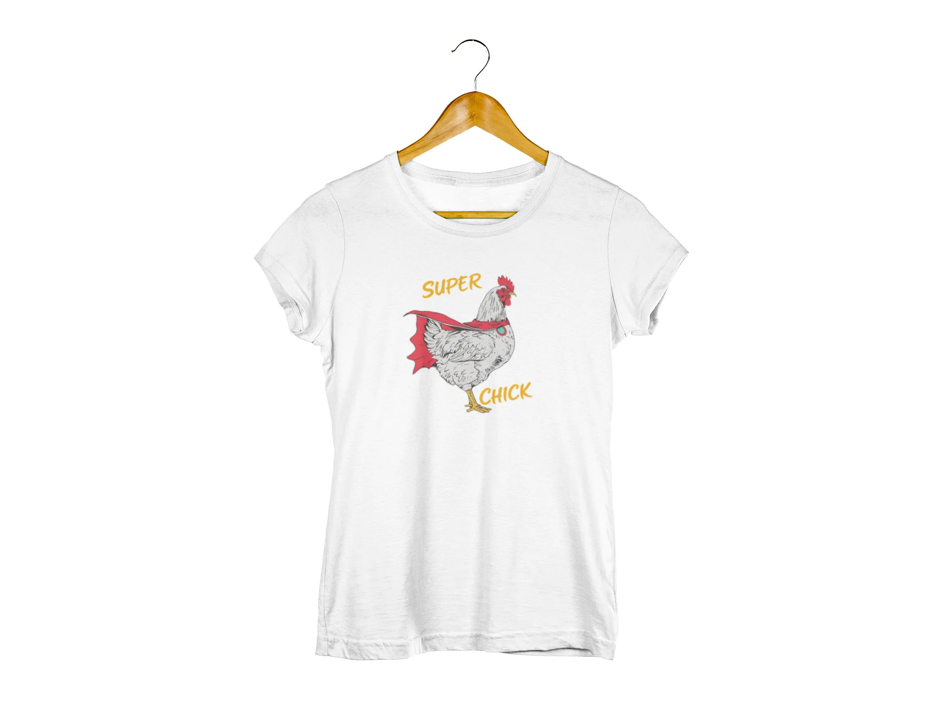 Zabawna koszulka z nadrukiem Super Chick