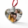 bombka ze zdjęciem w kształcie serca