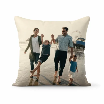 personalizowana poduszka bawełniana z nadrukiem ze zdjęcia 40x40cm